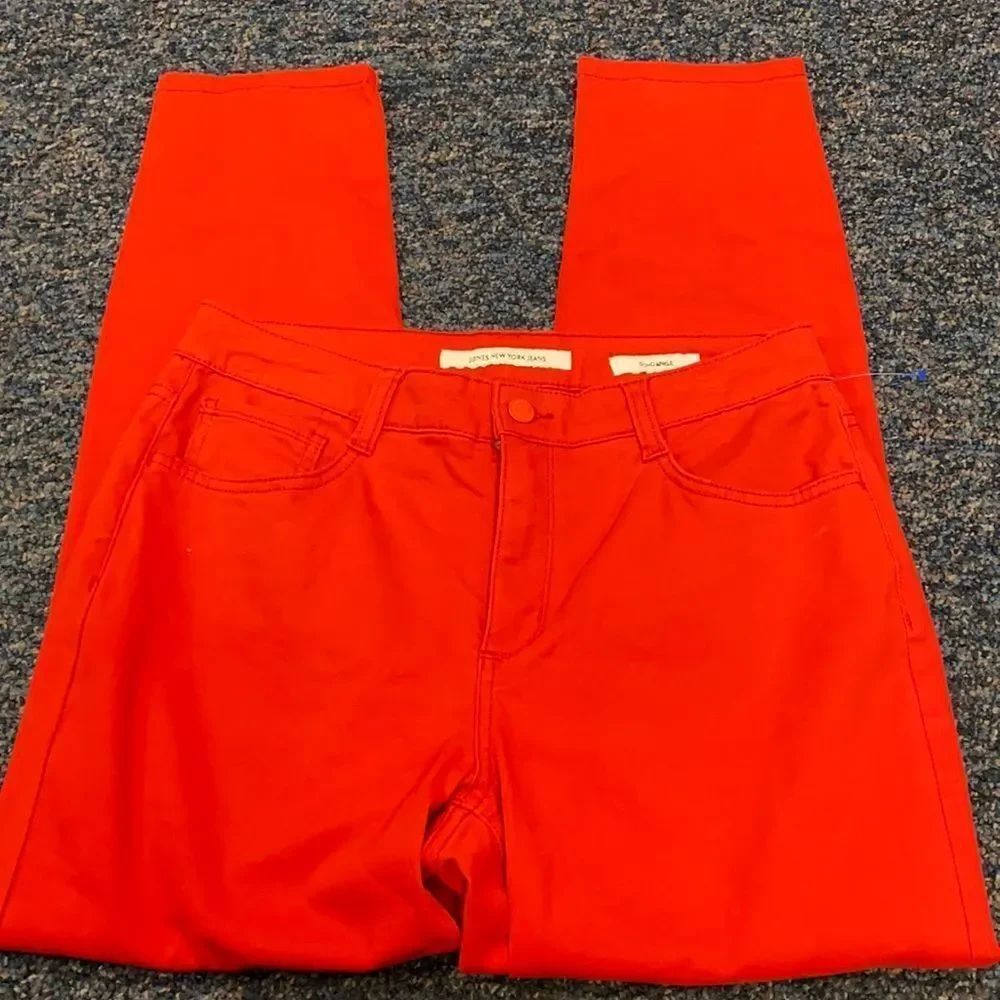 Jones New York Red Ankle Jeans sz. 10